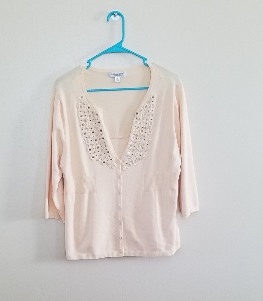 Sweater XL pale peach